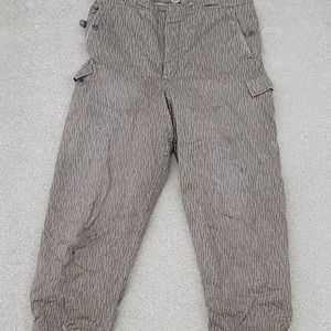 Vtg East German Military Camo Cargo Pants